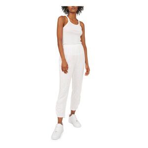 RILEY&RAE Womens White Heather Straight leg Pants XL